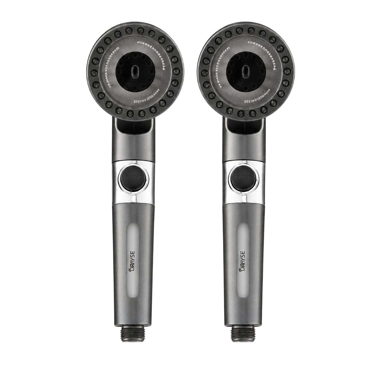 2 IonDrops Shower Heads — IonDrops filtered shower head bundle
